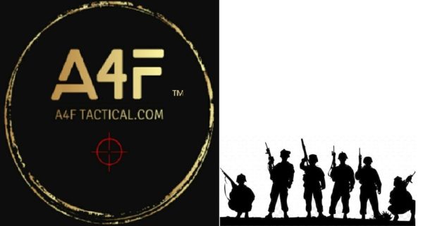 A4F TACTICAL Logo with Veterans