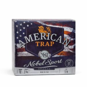 Carton of 12 gauge ammo with white background