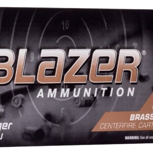 CCI Blazer Brass 9mm Luger 124gr FMJ – 50 Rounds