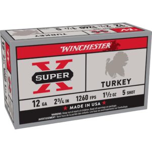 Carton of winchester 12 gauage shotgun shells for Turkey hunting