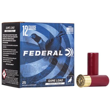 Federal Game-Shok Heavy Field Load 12 ga 2 3/4" 3 1/4 dr 1 1/4 oz #6 1220 fps 25/ct a4ftactical