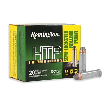 Remington HTP Handgun Ammunition .357 Mag 158 gr SJHP 1235 fps 20/ct a4ftactical