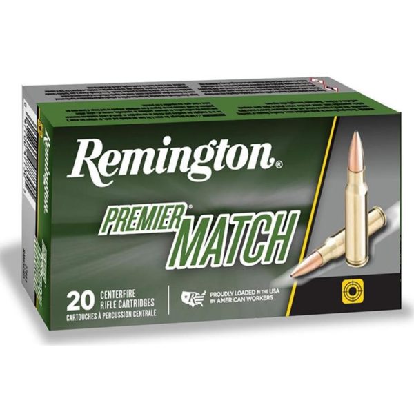 Remington Match 223 Remington Ammo 62 Grain Hollow Point a4ftactical