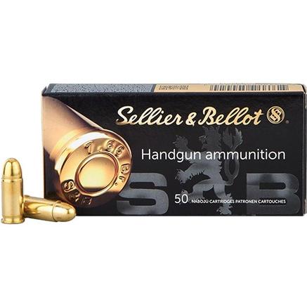 Sellier & Bellot Pistol & Revolver Ammo 9mm Luger 115 gr FMJ 50/ct a4ftactical