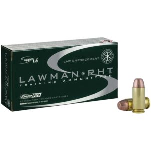 CCI Speer Lawman Handgun Ammunition .40 S&W 125 gr RHT Frangible 900 fps 50/rd