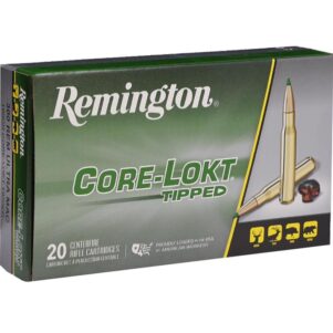 Remington Core-Lokt Tipped Rifle Ammunition 300 Rem Ultra Mag 180gr  PT 3150 fps 20/ct