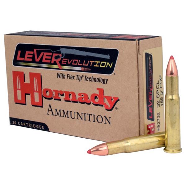 Hornady LEVERevolution Rifle Ammunition .32 Special 165 gr FTX 2410s fp - 20/box 1 https3A2F2Fmedia.chattanoogashooting.com2Fimages2Fproduct2FHO827322FHO82732 1 Hornady LEVERevolution Rifle Ammunition .32 Special 165 gr FTX 2410s fp - 20/box