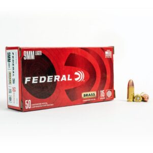 Federal Champion 9mm Luger 115gr FMJ – 50 Rounds