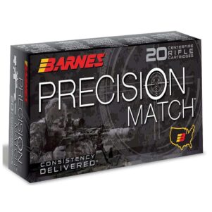 Barnes Precision Match OTM Rifle Ammunition 6mm ARC 105gr OTM 2675 fps 20/ct