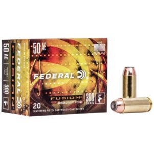 Federal Fusion Handgun Ammunition .50 Action Express EXPFMJ 300gr