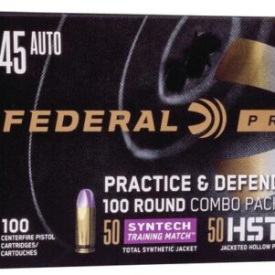 Federal Practice & Defend HST/Syntech Combo .45 ACP 230 gr 890 fps 100/ct