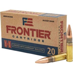 Hornady Frontier Rifle Ammunition .300 BLK 208 gr FMJ 1025 fps 20/ct