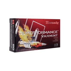 Hornady Superformance Rifle Ammunition .223 Rem 53 gr V-MAX 3240 fps 20/ct