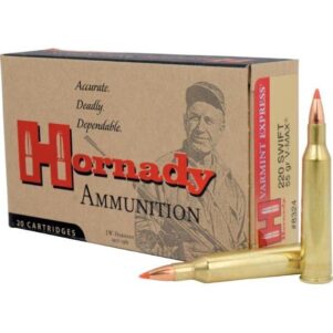Hornady Varmint Express Rifle  Ammunition .220 Swift 55 gr V-MAX 3253 fps 20/ct