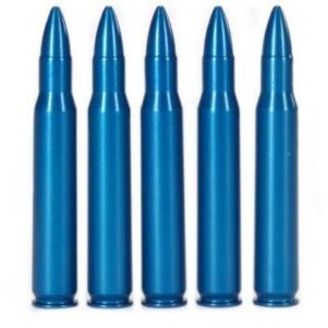 A-Zoom Aluminum Snap Caps .30-06 Blue 5/pk
