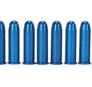 A-Zoom Aluminum Snap Caps .38 SPEC Blue 12/pk