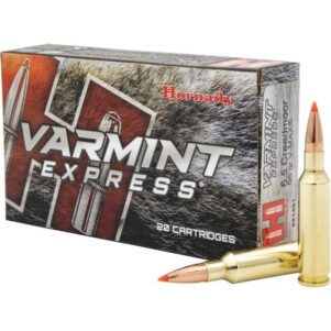 Hornady Varmint Express Rifle Ammunition 6.5 Creedmoor 95gr V-max 3300 fps 20/ct