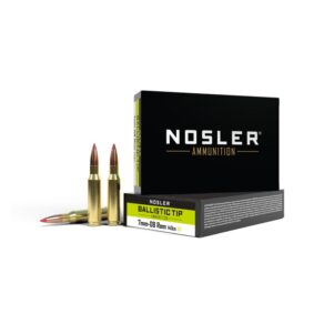 Nosler Ballistic Tip Hunting Rifle Ammunition .7mm-08 Rem 140gr BT SP 2825 fps 20/ct