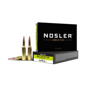 Nosler Ballistic Tip Hunting Rifle Ammunition 7mm PRC 160gr BT 3000 fps 20/ct