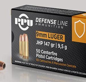 PRIVI 9mm Luger JHP 147gr 50Rds Ammo