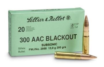 Sellier & Bellot Match Rifle Ammunition .300 AAC Blackout .308